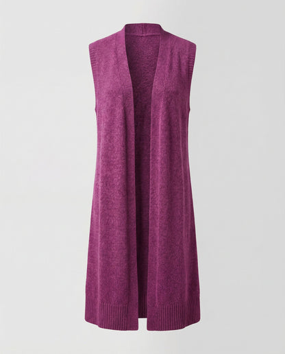 Gilet Donna Oversize Maglia Morbida