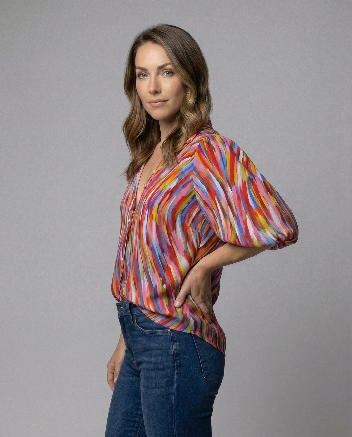 Blusa Donna Stile Boho Vestibilità Regular - Brentozzi