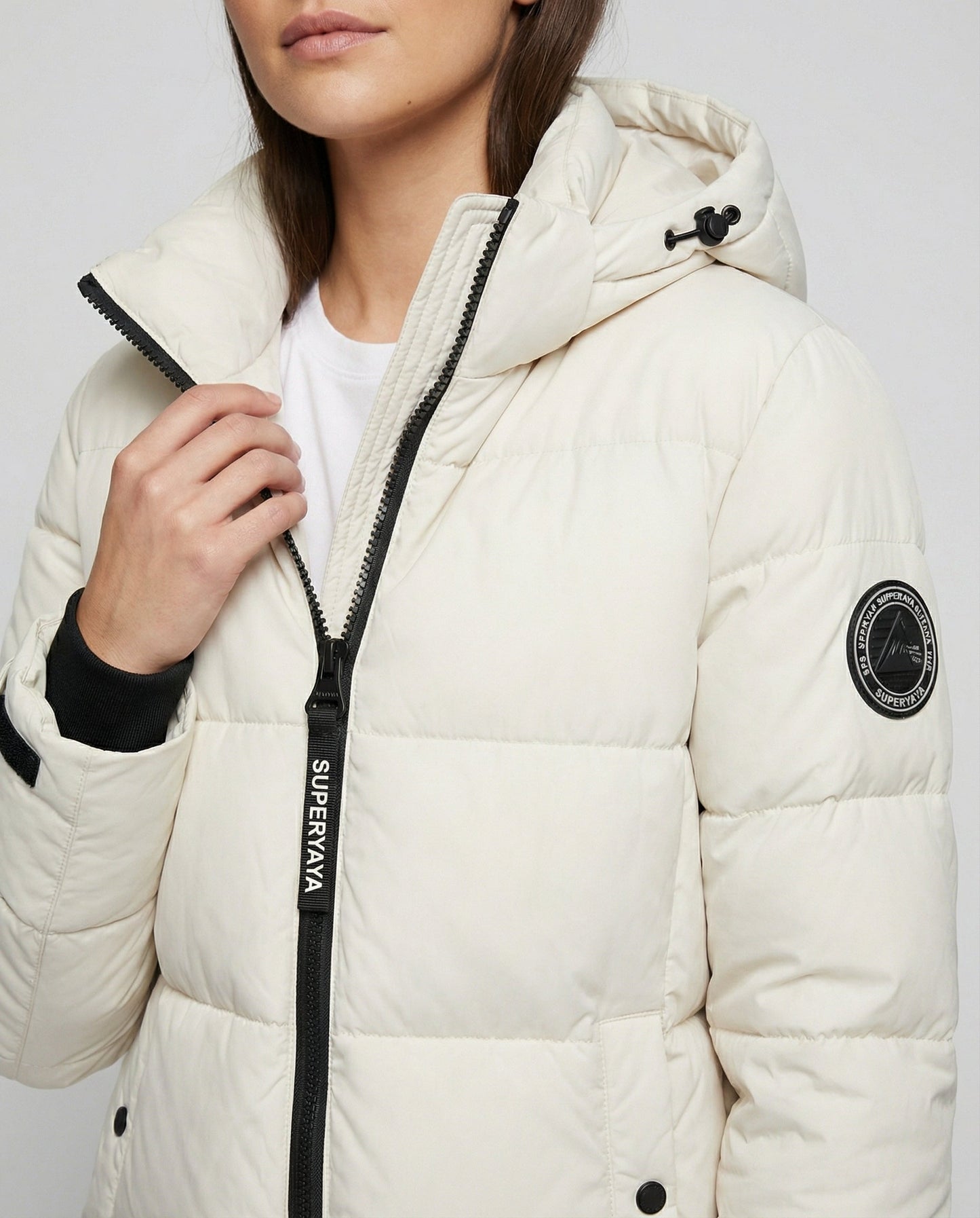 Piumino Donna Imbottitura Piuma Taglio Regular