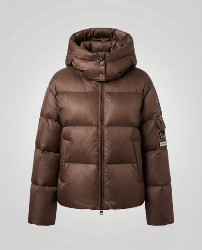 Piumino Donna Imbottitura Piuma Taglio Regular