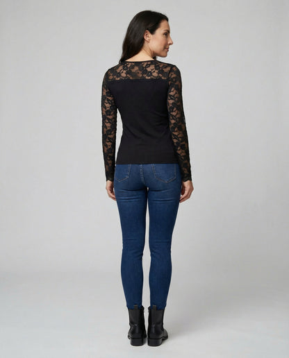 Body Donna in Pizzo Elegante Slim Fit