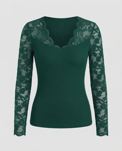 Body Donna in Pizzo Elegante Slim Fit