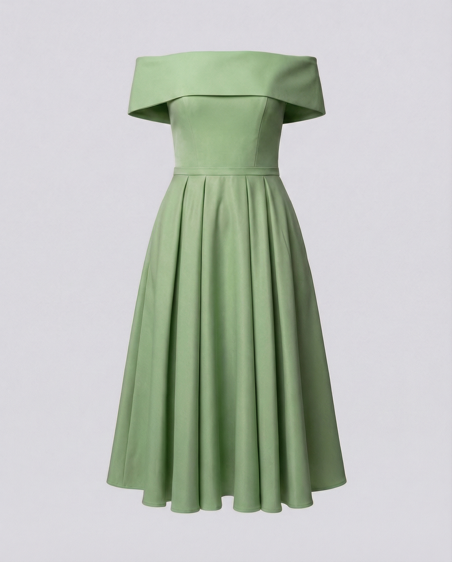 Abito da Festa Donna in Satin Senza Spalline