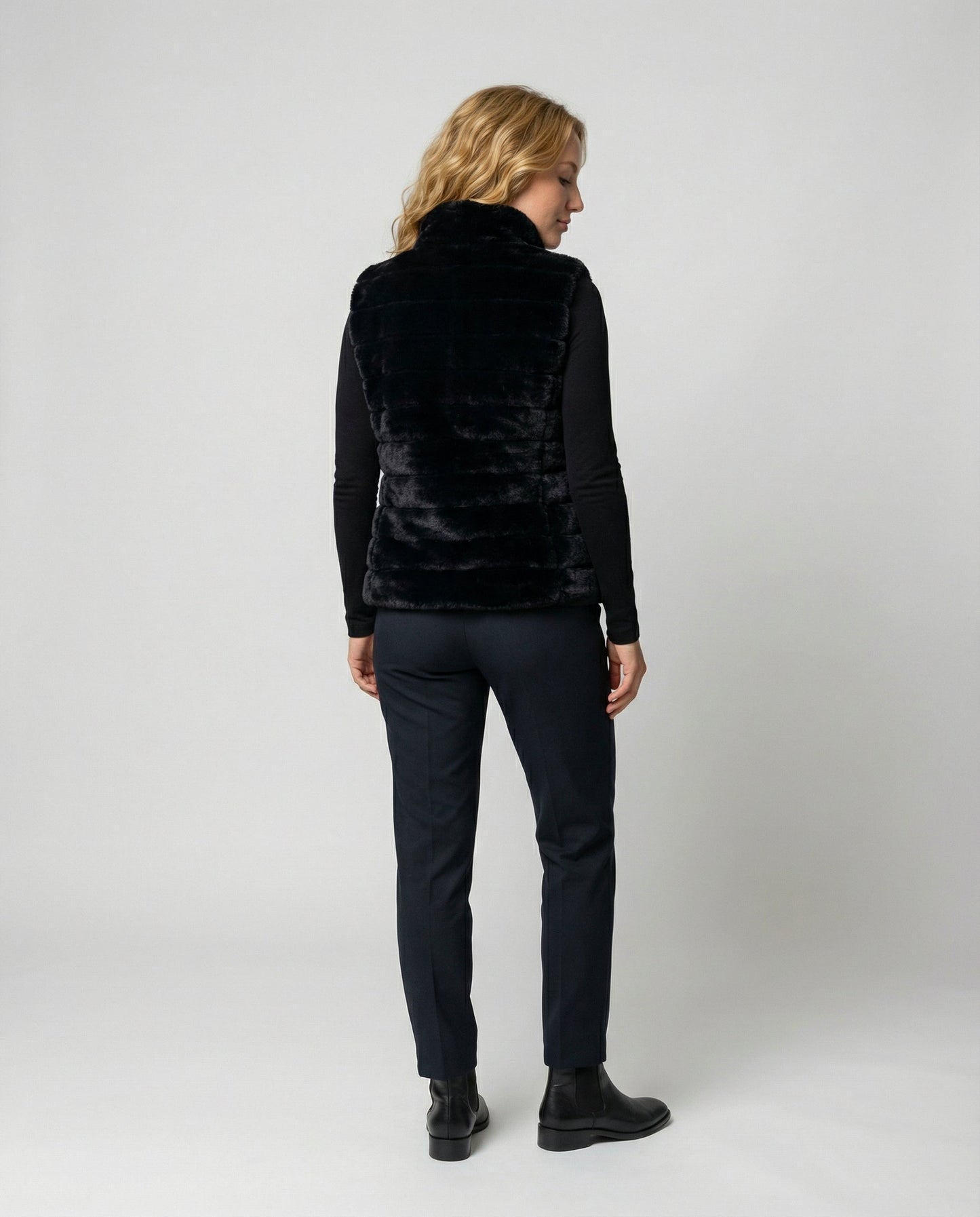 Gilet Donna in Ecopelliccia Imbottito