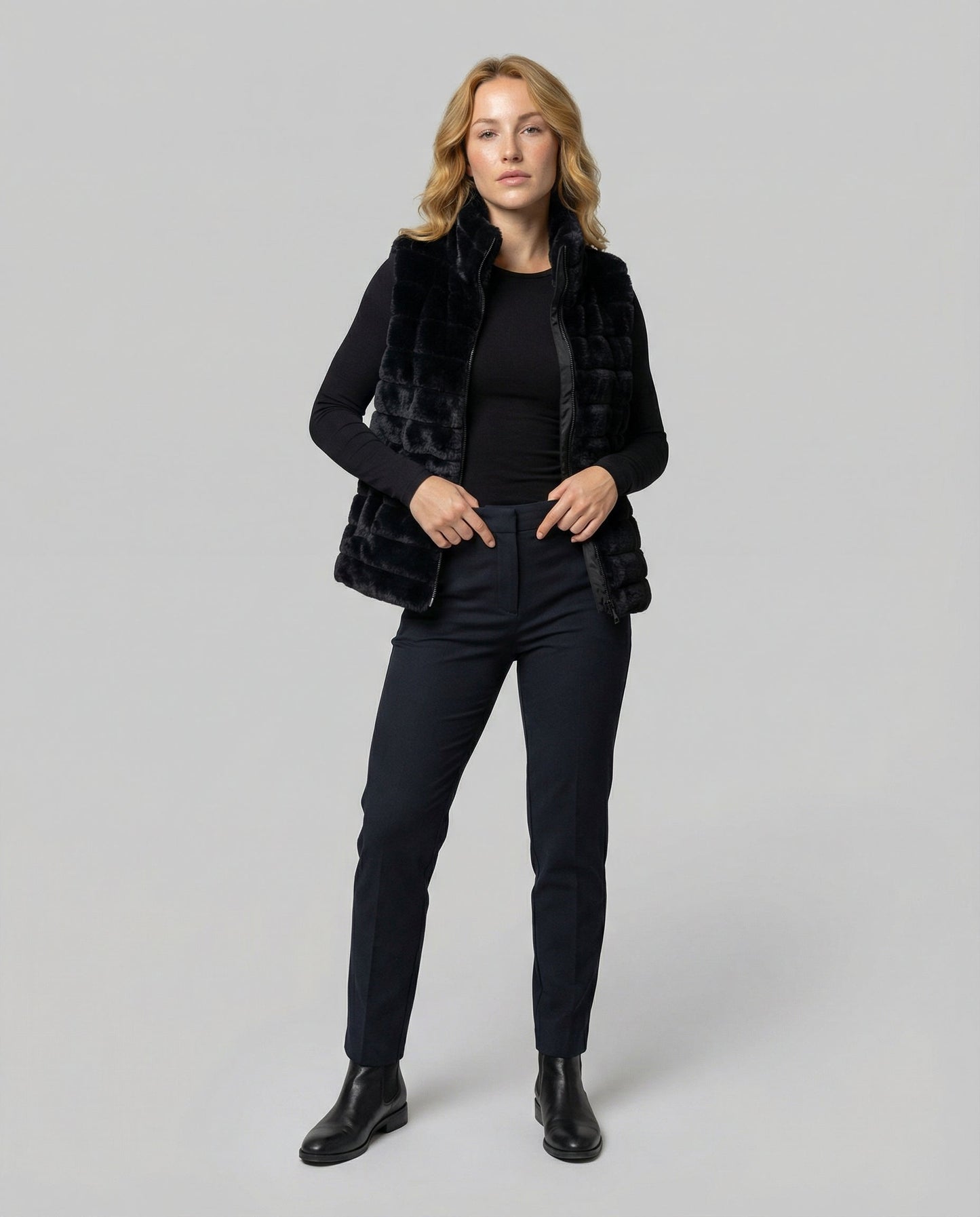 Gilet Donna in Ecopelliccia Imbottito