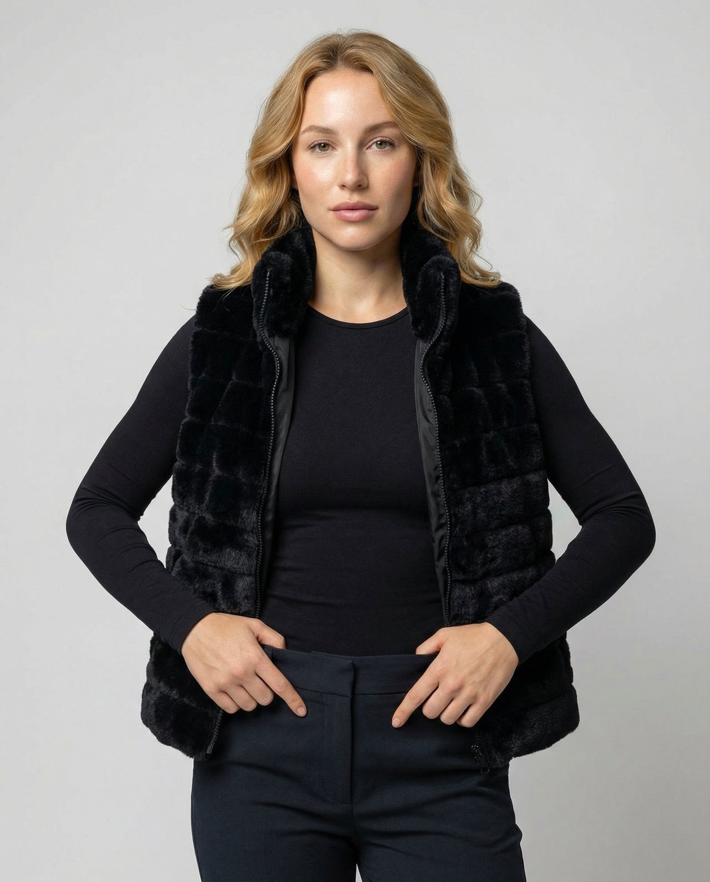 Gilet Donna in Ecopelliccia Imbottito - Brentozzi