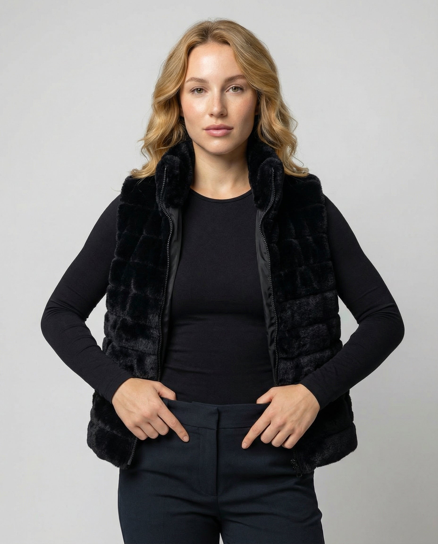 Gilet Donna in Ecopelliccia Imbottito - Brentozzi