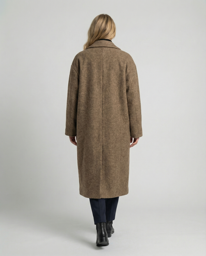 Cappotto Oversize Donna in Lana Stile Elegante