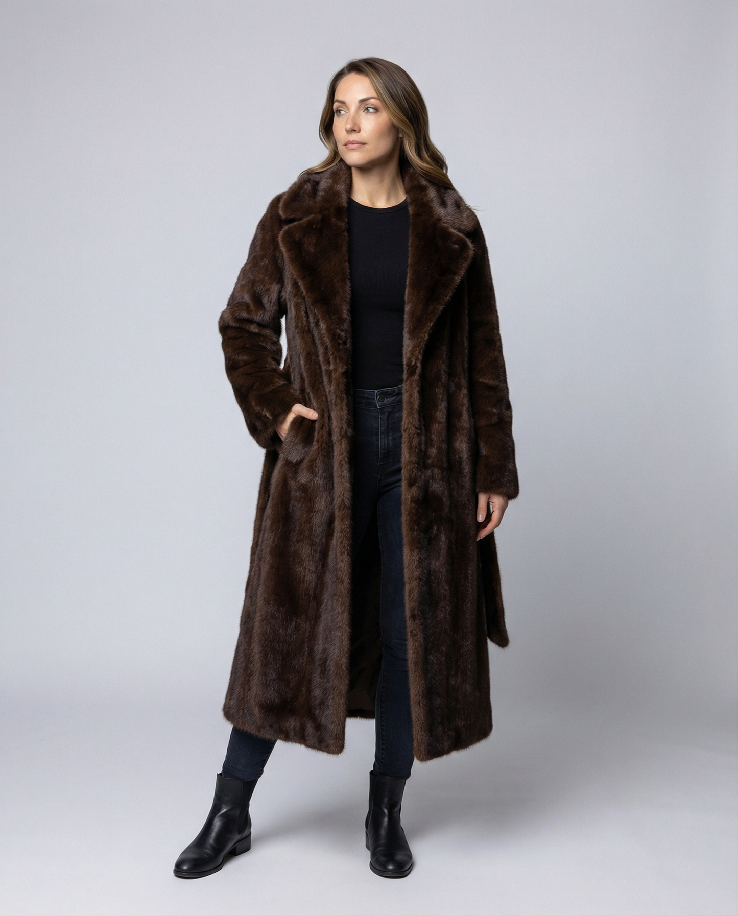 Cappotto Donna in Ecopelliccia Invernale Morbido - Brentozzi