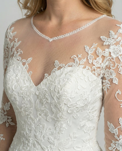 Abito Sposa Donna in Pizzo Elegante