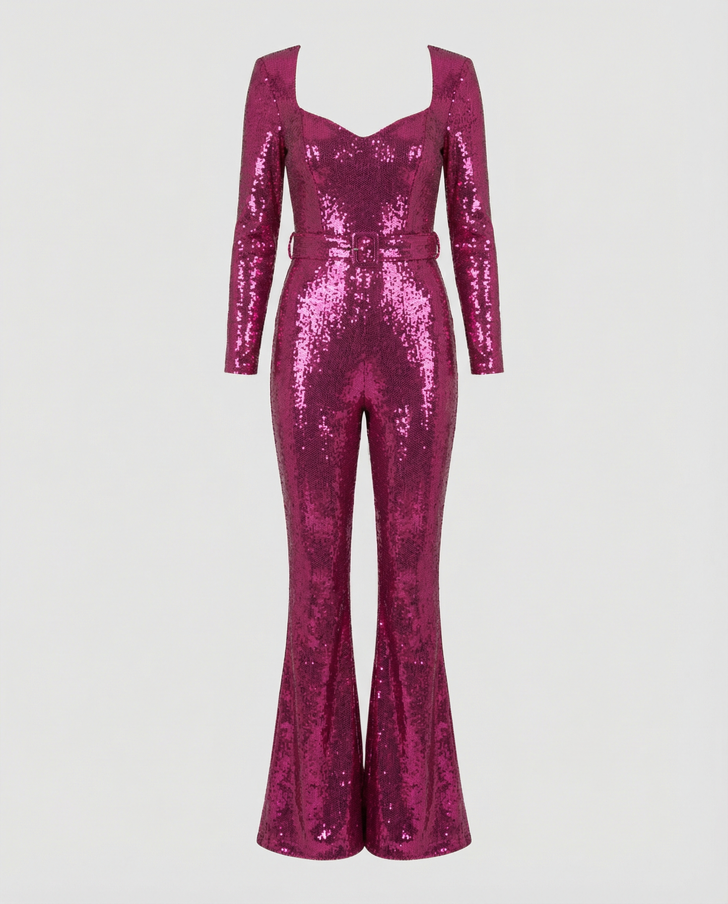 Tuta Donna con Paillettes Elegante Slim Fit