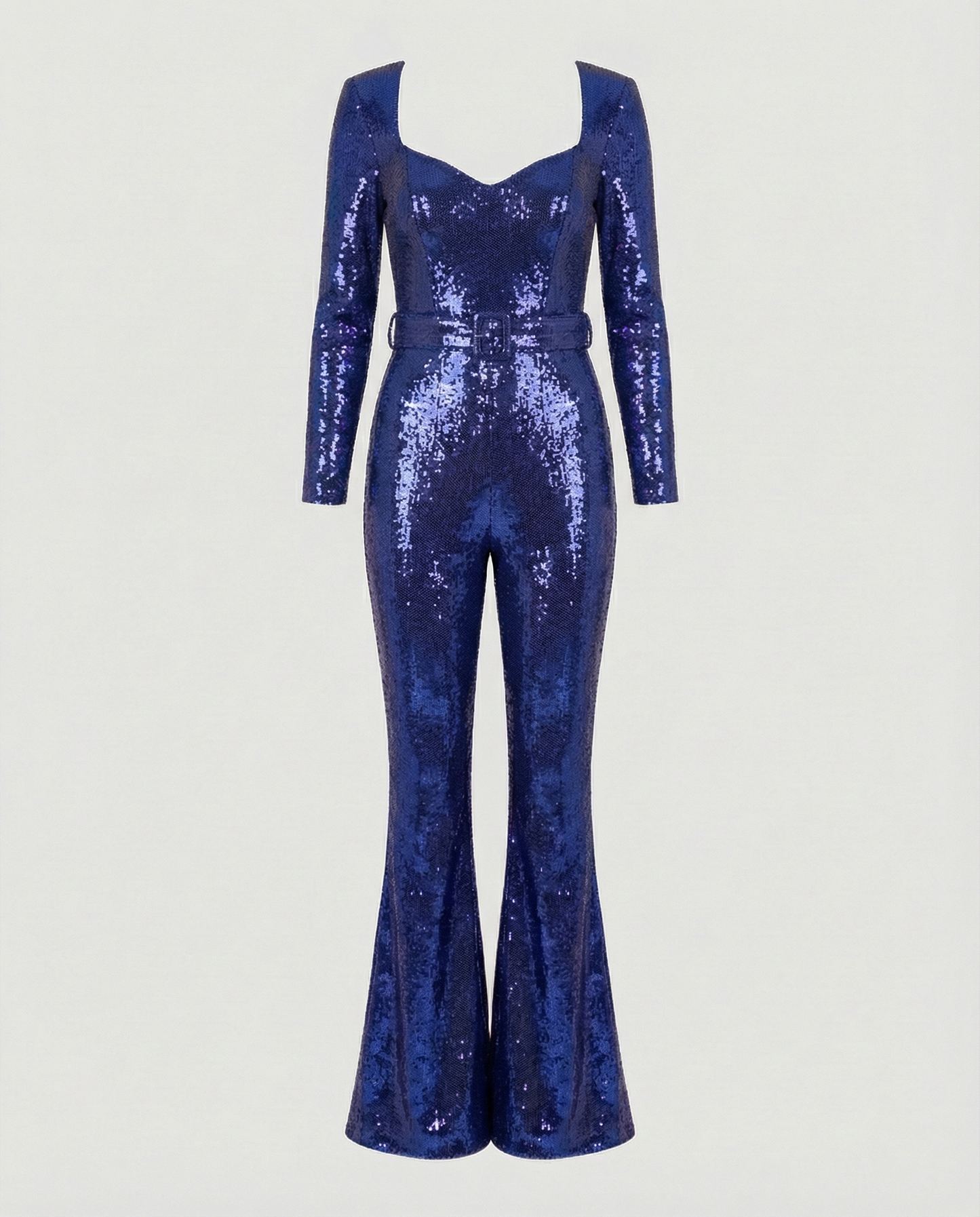 Tuta Donna con Paillettes Elegante Slim Fit