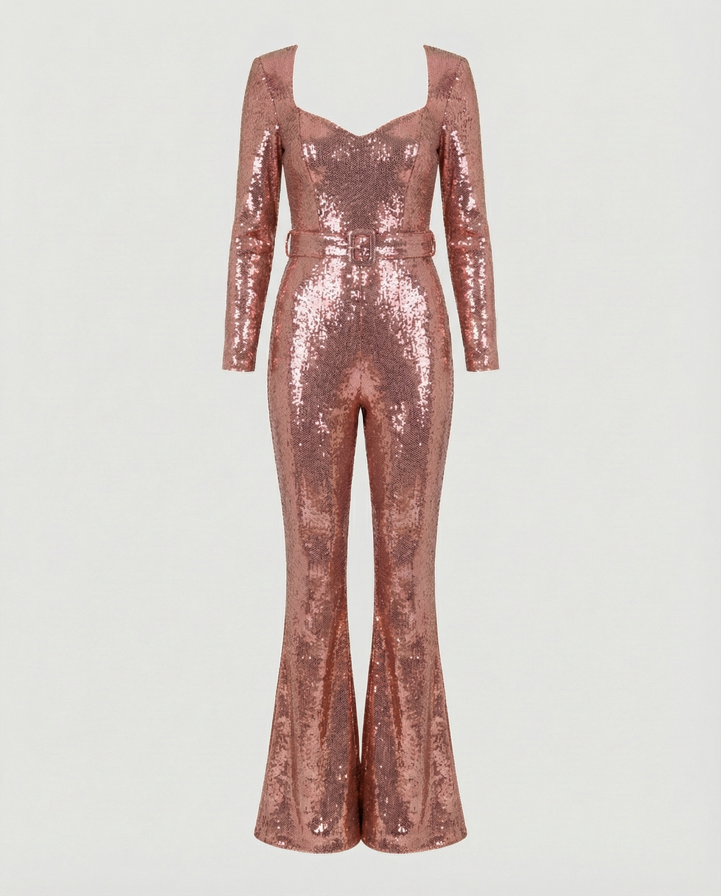 Tuta Donna con Paillettes Elegante Slim Fit