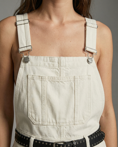 Salopette Denim Donna Taglio Largo