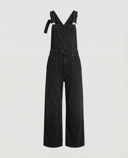Salopette Denim Donna Taglio Largo