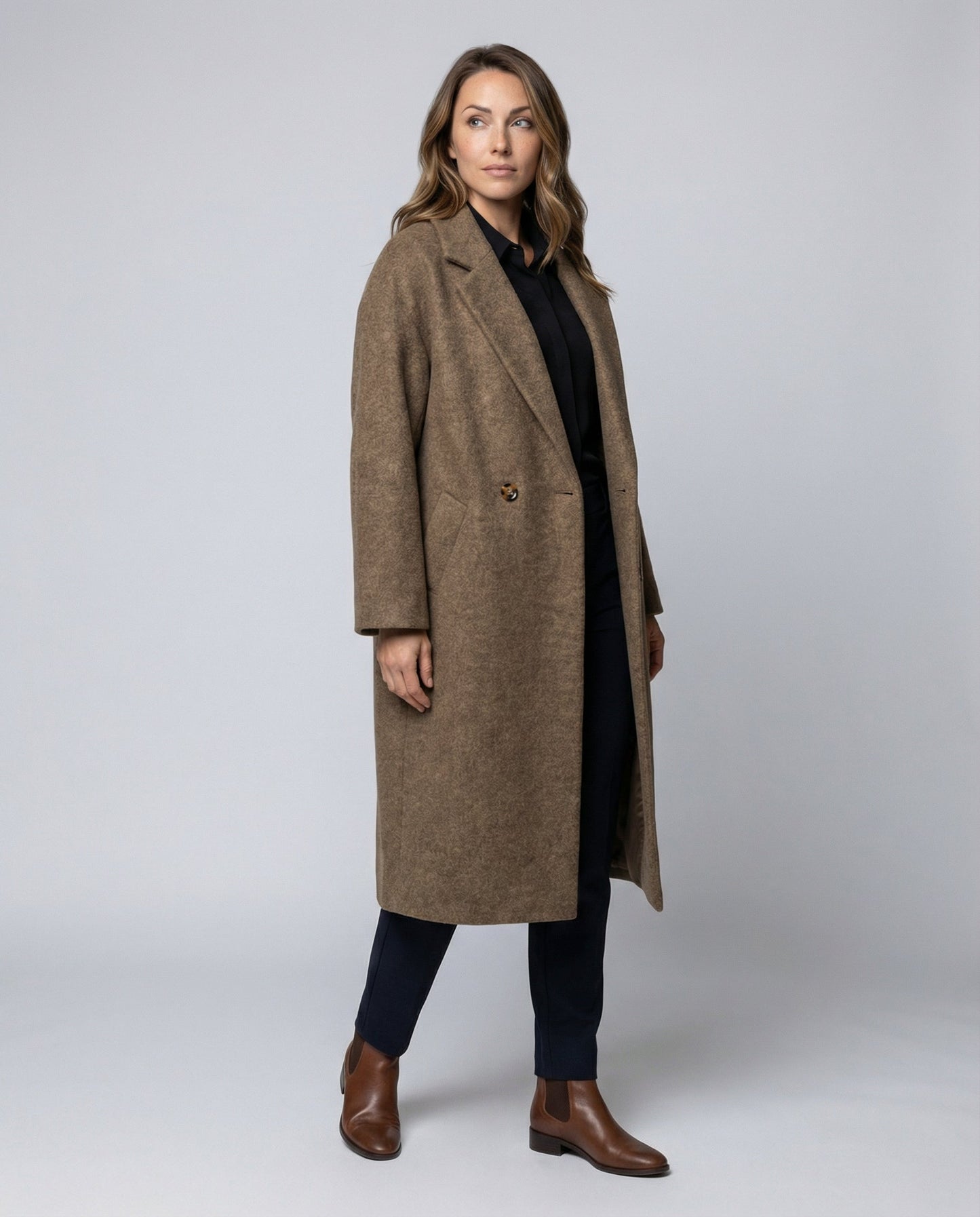 Cappotto Donna Oversize in Lana Morbido - Brentozzi