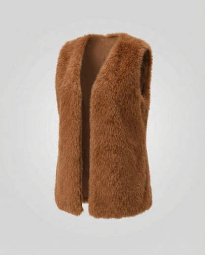 Gilet Donna in Ecopelliccia Morbido