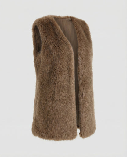 Gilet Donna in Ecopelliccia Morbido