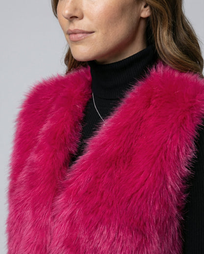 Gilet Donna in Ecopelliccia Morbido