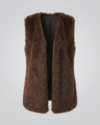Gilet Donna in Ecopelliccia Morbido