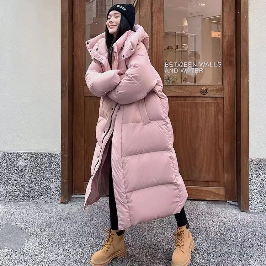 Giacca Invernale Lunga Donna Calda Comoda