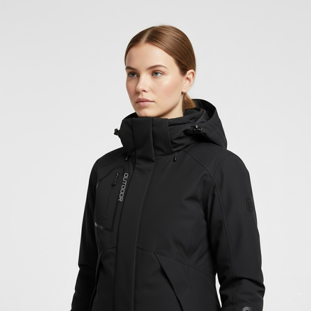 Completo Sci Donna Giacca e Pantaloni Impermeabili Slim