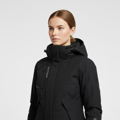 Completo Sci Donna Giacca e Pantaloni Impermeabili Slim