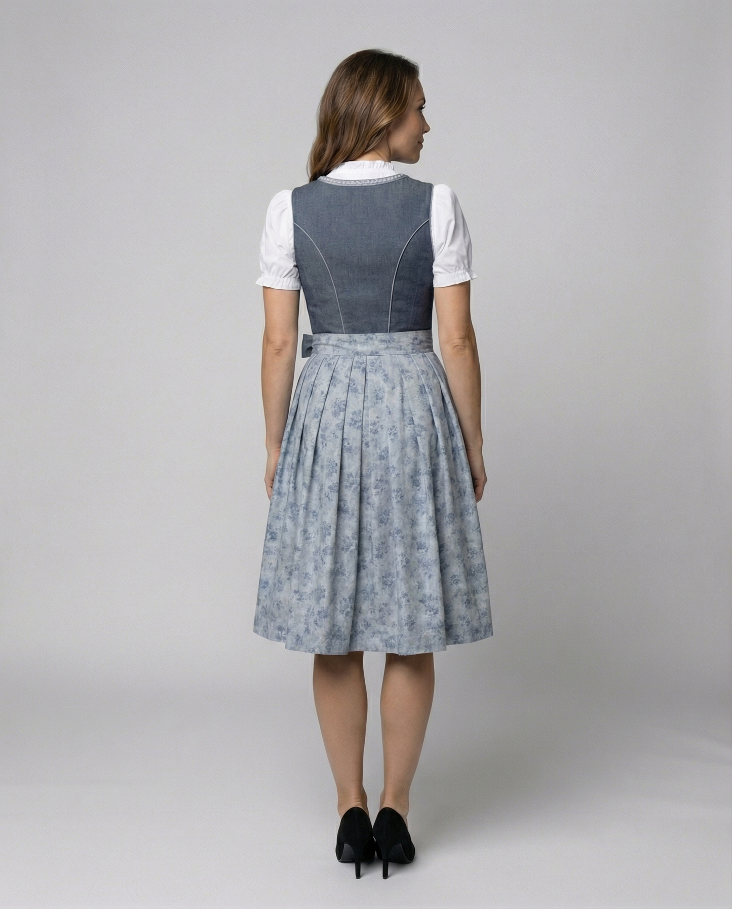 Vestito Tradizionale Donna Stile Dirndl Classico