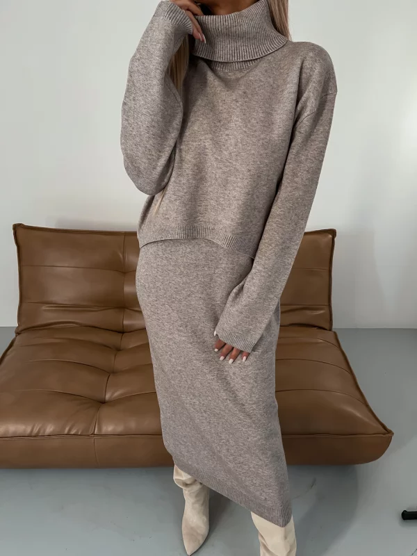 Set Donna con Abito e Maglia Dolcevita - Brentozzi