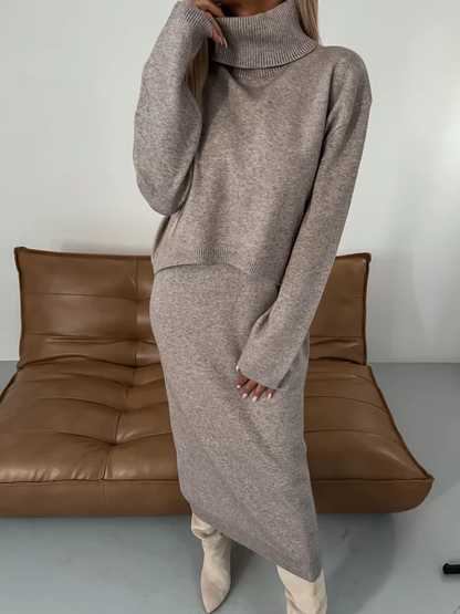 Set Donna con Abito e Maglia Dolcevita - Brentozzi