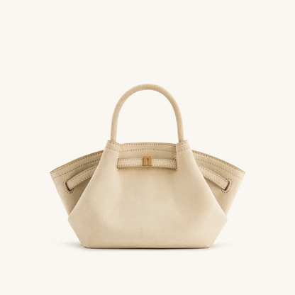 Borsa Mini Donna in Suede Vegano Compatta Elegante