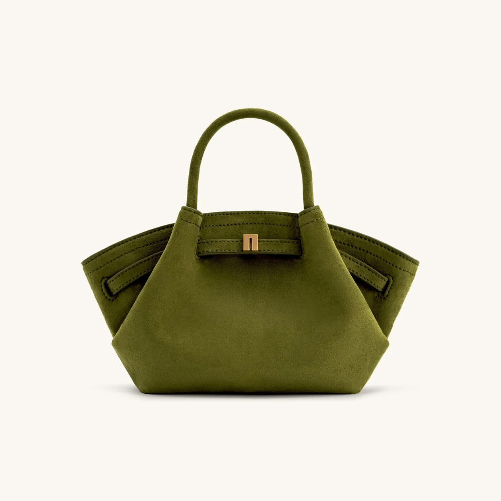 Borsa Mini Donna in Suede Vegano Compatta Elegante - Brentozzi