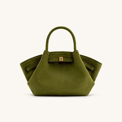 Borsa Mini Donna in Suede Vegano Compatta Elegante - Brentozzi