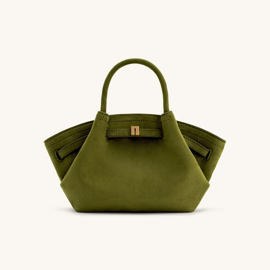 Borsa Mini Donna in Suede Vegano Compatta Elegante - Brentozzi