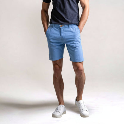 Pantaloncini Chino Uomo Vestibilità Comoda Casual - Brentozzi