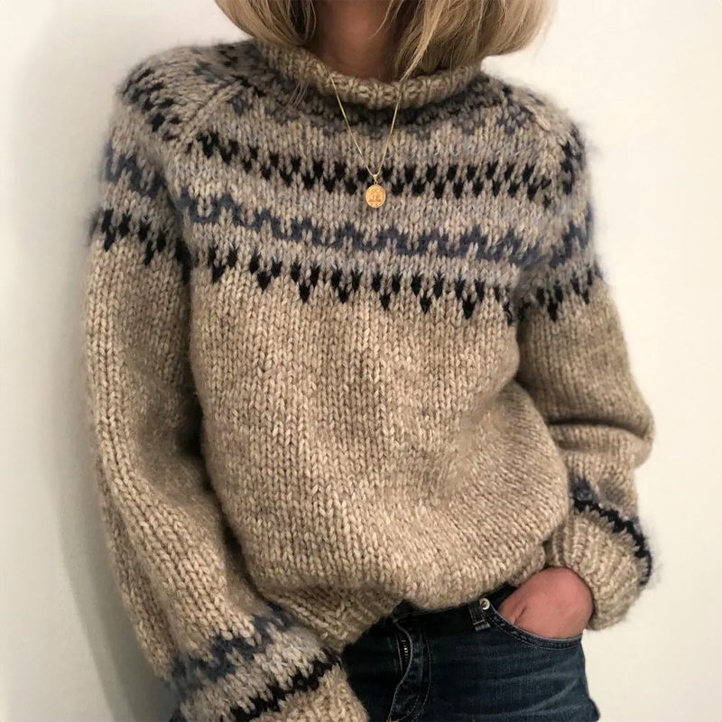Maglione Donna Nordic Design Caldo e Morbido