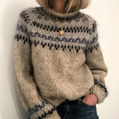 Maglione Donna Nordic Design Caldo e Morbido