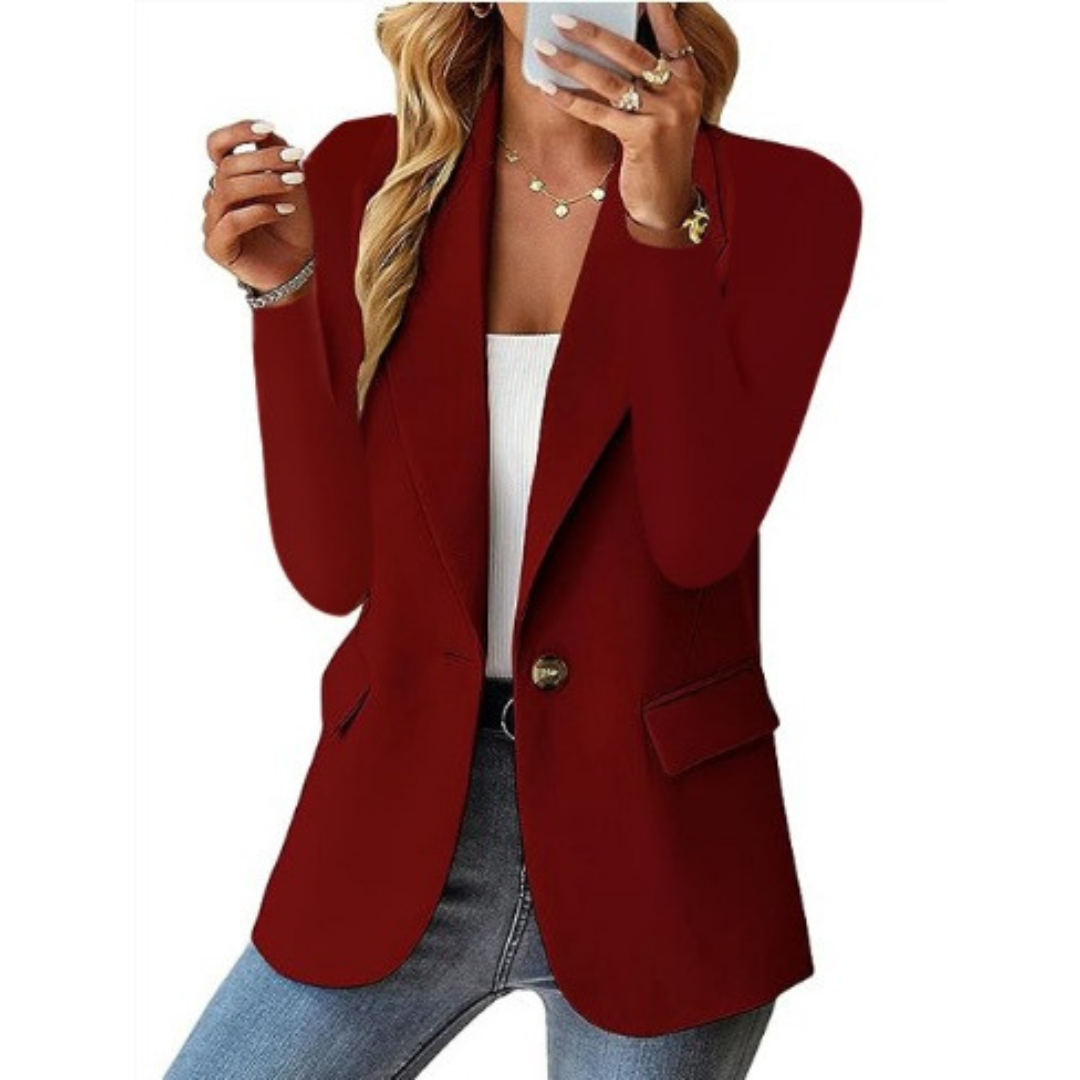 Blazer Donna Elegante Vestibilità Classica
