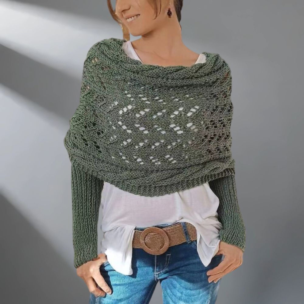 Sciarpa Donna in Maglia Elegante Invernale - Brentozzi
