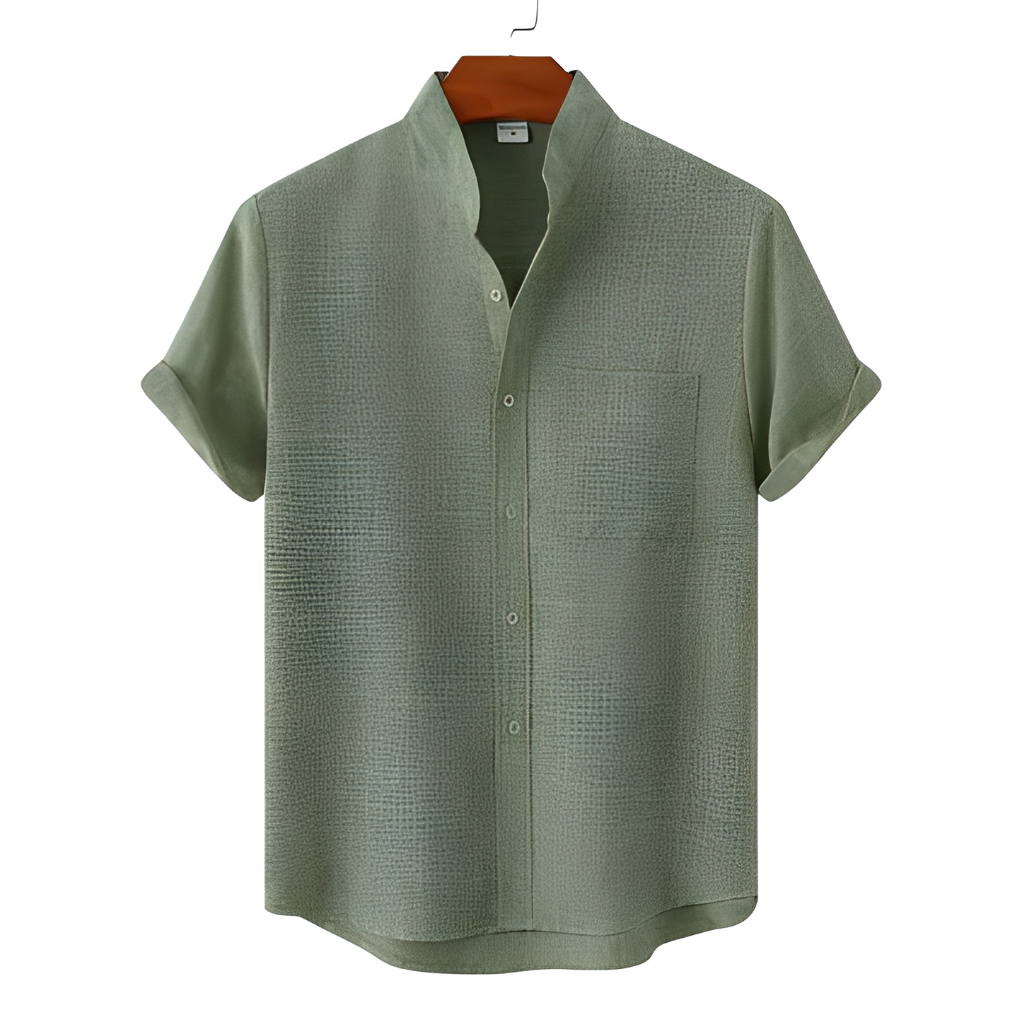Camicia Uomo Estiva Stile Modaiolo Vestibilità Regular