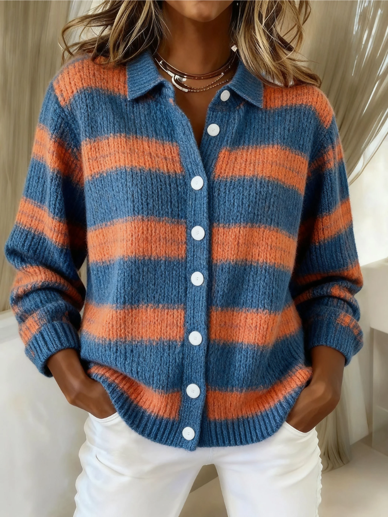 Camicia Donna a Righe Vestibilità Classica - Brentozzi