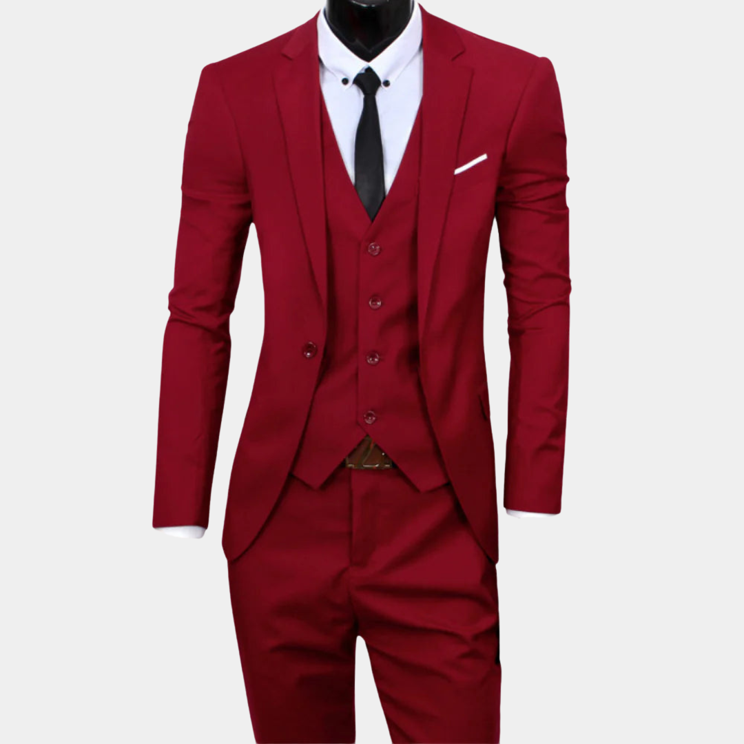 Abito Tre Pezzi Uomo Formale Slim Fit - Brentozzi