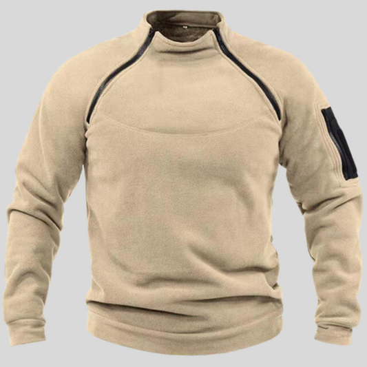 Felpa Uomo in Pile con Fodera Calda Stile Explorer - Brentozzi