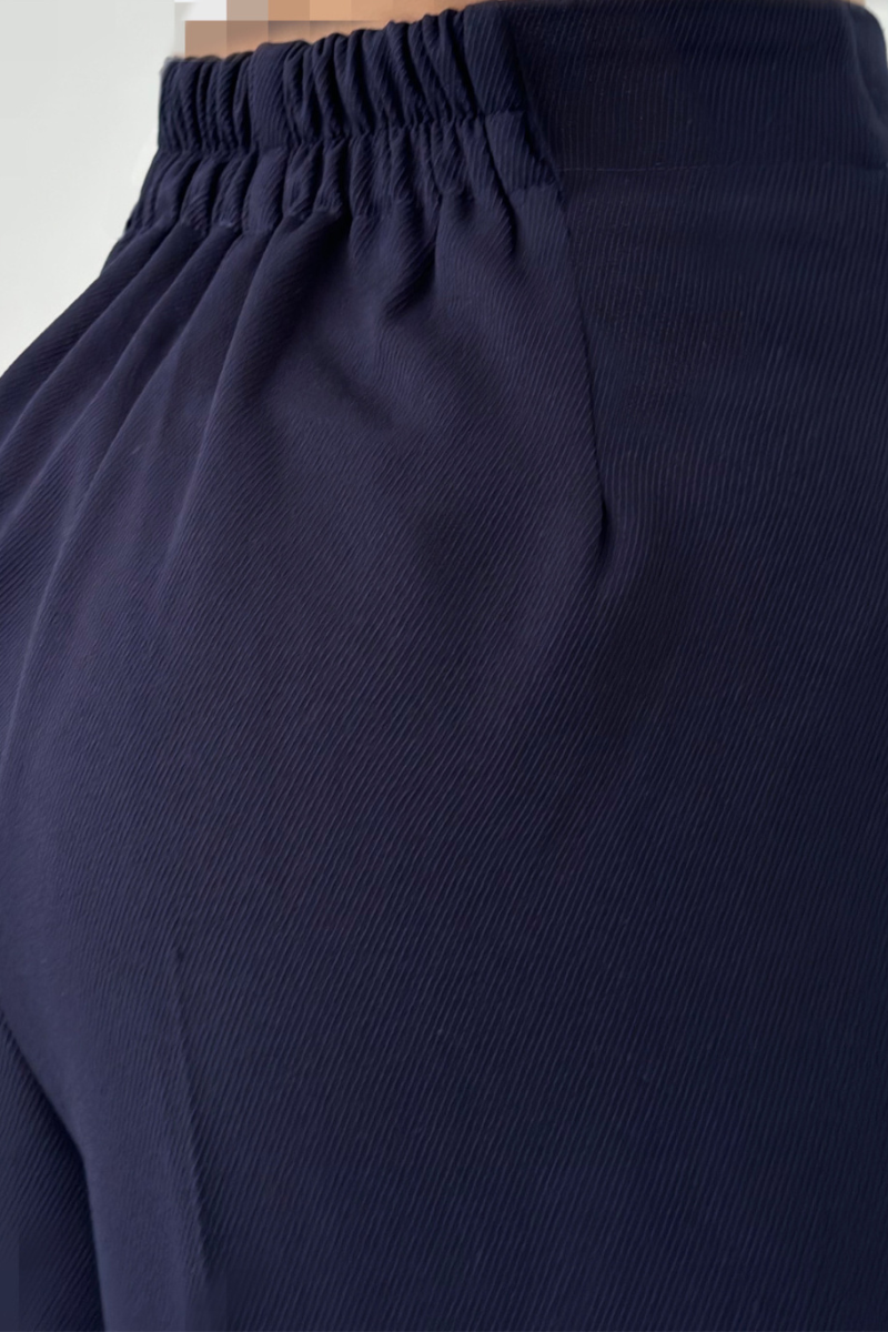 Pantaloni Donna Baggy Vita Alta Gamba Larga
