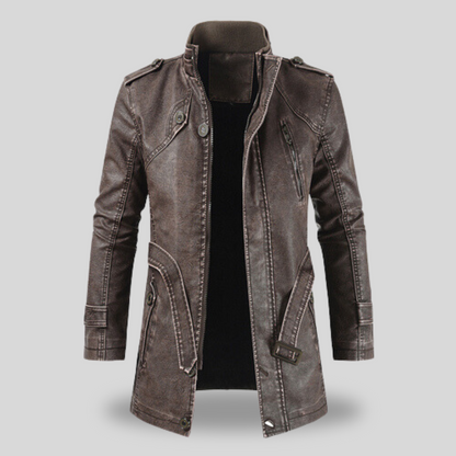 Cappotto Uomo Vintage Gothic con Cappuccio Removibile Stile Steampunk - Brentozzi