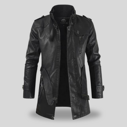 Cappotto Uomo Vintage Gothic con Cappuccio Removibile Stile Steampunk