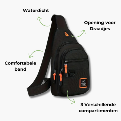 Borsa Sportiva Uomo Tracolla Regolabile