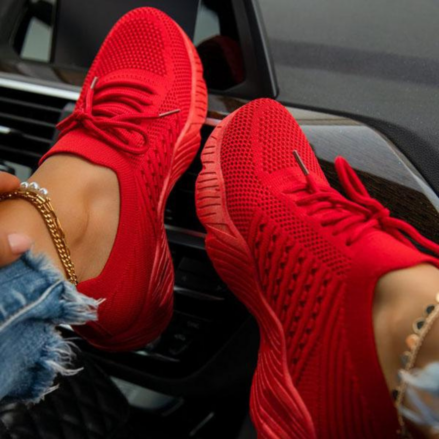 Scarpe Stringate Donna Leggere con Suola Morbida Comfort