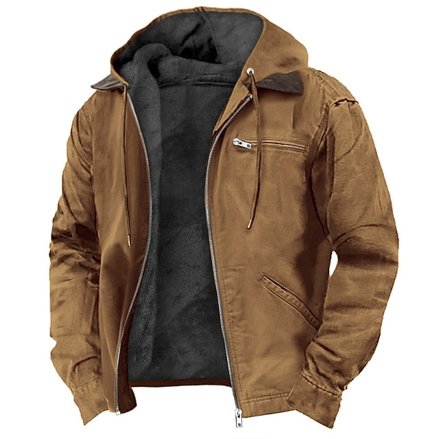 Giacca Uomo Outdoor con Cappuccio Sportiva - Brentozzi