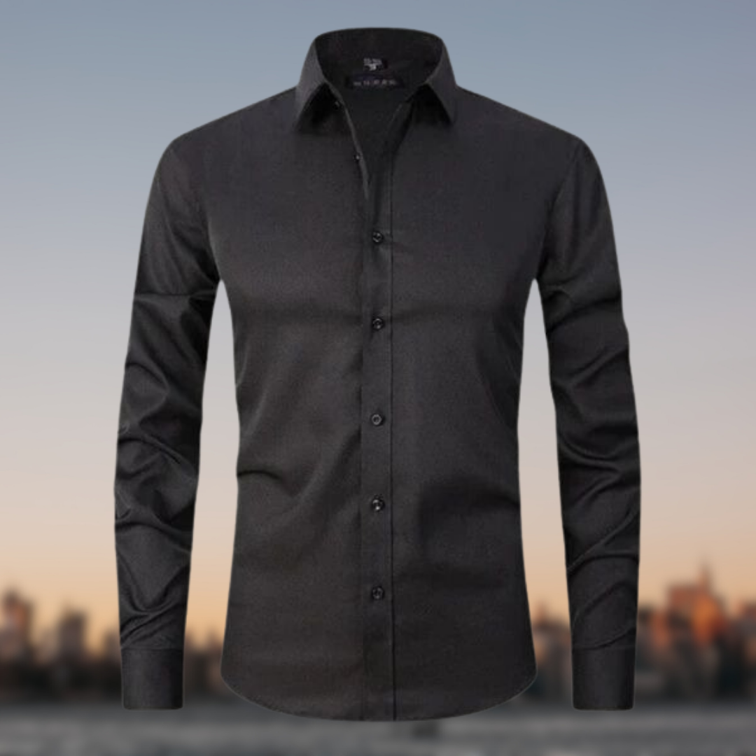 Camicia Uomo Formale Manica Lunga con Bottoni